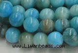 CHM02 16 inches 12mm round blue hemimorphite beads wholesale