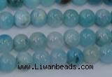 CHM201 15.5 inches 6mm round blue hemimorphite beads wholesale