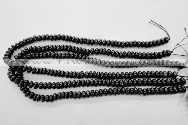 CHS54 15.5 inches 4*8mm rondelle natural hypersthene beads