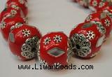 CIB101 17mm round fashion Indonesia jewelry beads wholesale