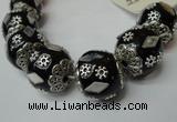 CIB102 17mm round fashion Indonesia jewelry beads wholesale