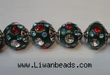 CIB121 19mm round fashion Indonesia jewelry beads wholesale