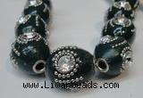 CIB161 19*22mm oval fashion Indonesia jewelry beads wholesale