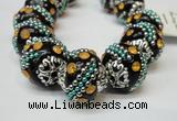 CIB180 18mm round fashion Indonesia jewelry beads wholesale