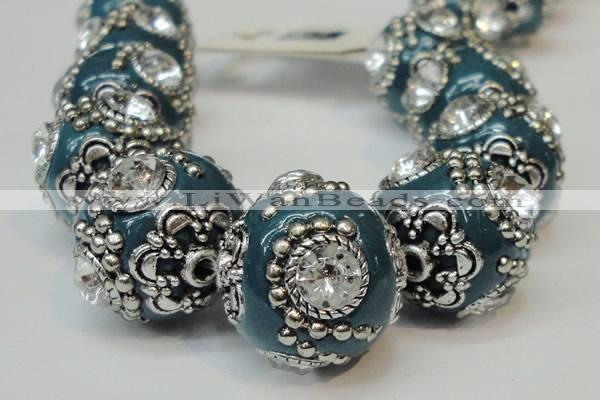 CIB201 19mm round fashion Indonesia jewelry beads wholesale