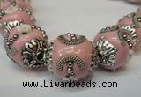 CIB210 17mm round fashion Indonesia jewelry beads wholesale