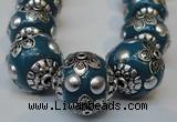 CIB224 18mm round fashion Indonesia jewelry beads wholesale