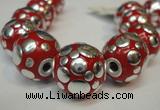 CIB248 18mm round fashion Indonesia jewelry beads wholesale