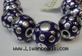 CIB252 22mm round fashion Indonesia jewelry beads wholesale