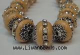 CIB272 14*16mm rondelle fashion Indonesia jewelry beads wholesale