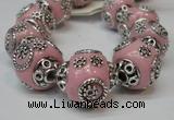 CIB280 16*16mm rondelle fashion Indonesia jewelry beads wholesale