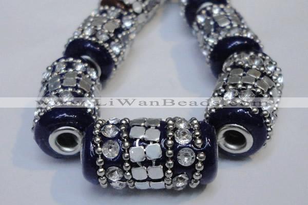 CIB293 13*25mm drum fashion Indonesia jewelry beads wholesale