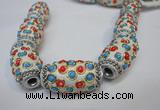 CIB335 17*33mm drum fashion Indonesia jewelry beads wholesale