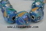 CIB360 23mm round fashion Indonesia jewelry beads wholesale