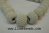 CIB390 15mm round fashion Indonesia jewelry beads wholesale