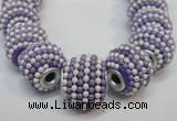 CIB394 15mm round fashion Indonesia jewelry beads wholesale