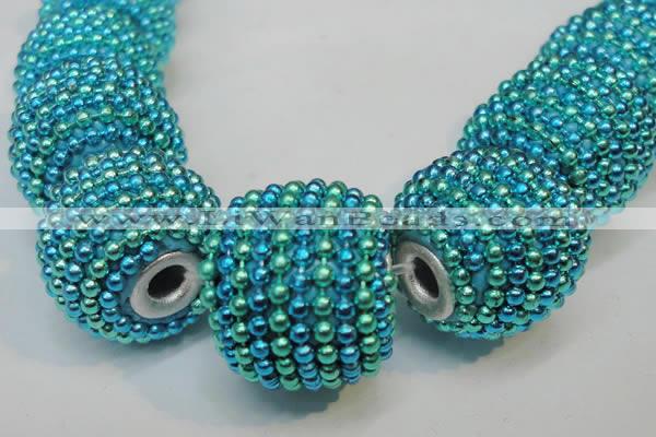 CIB401 17mm round fashion Indonesia jewelry beads wholesale