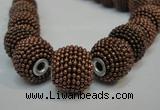 CIB402 17mm round fashion Indonesia jewelry beads wholesale