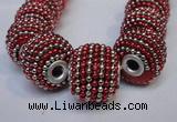 CIB403 17mm round fashion Indonesia jewelry beads wholesale