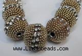 CIB420 22mm round fashion Indonesia jewelry beads wholesale