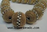 CIB422 25mm round fashion Indonesia jewelry beads wholesale