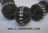 CIB426 25mm round fashion Indonesia jewelry beads wholesale