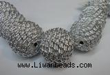 CIB455 30mm round fashion Indonesia jewelry beads wholesale