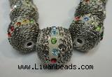 CIB460 25mm round fashion Indonesia jewelry beads wholesale