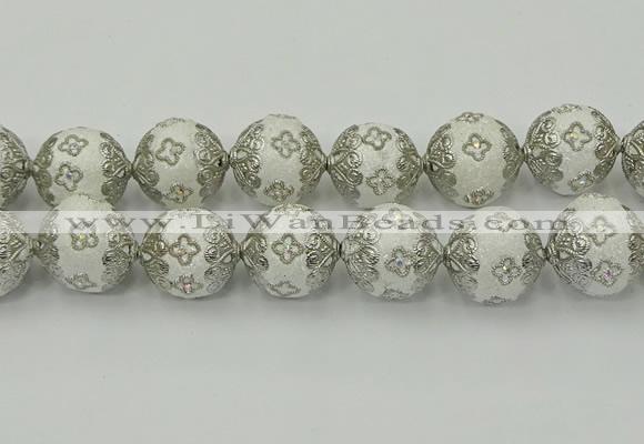 CIB545 22mm round fashion Indonesia jewelry beads wholesale