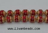 CIB549 22mm round fashion Indonesia jewelry beads wholesale