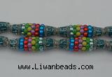 CIB587 16*60mm rice fashion Indonesia jewelry beads wholesale