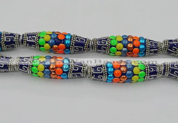 CIB588 16*60mm rice fashion Indonesia jewelry beads wholesale