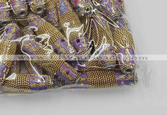 CIB602 16*60mm rice fashion Indonesia jewelry beads wholesale