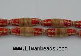 CIB605 16*60mm rice fashion Indonesia jewelry beads wholesale