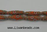 CIB647 16*60mm rice fashion Indonesia jewelry beads wholesale