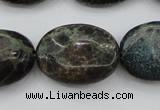 CIJ112 15.5 inches 13*18mm oval dyed impression jasper beads wholesale