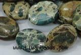 CIJ14 15.5 inches 18*25mm oval impression jasper beads wholesale