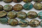 CIJ35 15.5 inches 10*14mm oval impression jasper beads wholesale