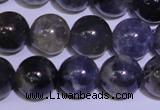 CIL04 15.5 inches 9mm round natural iolite gemstone beads