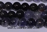 CIL10 15.5 inches 5mm round A grade natural iolite gemstone beads