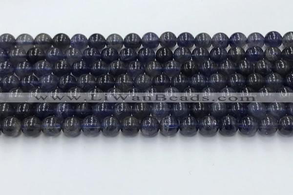 CIL127 15.5 inches 8mm round natural iolite beads wholesale