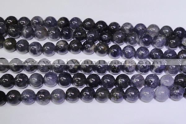 CIL15 15.5 inches 9mm round A grade natural iolite gemstone beads