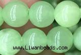 CJB310 15.5 inches 8mm round dyed green jade gemstone beads