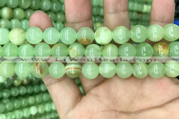 CJB311 15.5 inches 10mm round dyed green jade gemstone beads