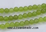 CKA03 15.5 inches 6mm round Korean jade gemstone beads