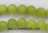 CKA06 15.5 inches 12mm round Korean jade gemstone beads