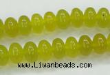 CKA11 15.5 inches 6*10mm rondelle Korean jade gemstone beads