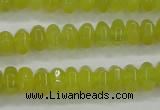 CKA12 15.5 inches 5*8mm rondelle Korean jade gemstone beads