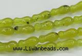 CKA18 15.5 inches 5*11mm bone Korean jade gemstone beads