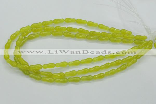 CKA19 15.5 inches 7*15mm bone Korean jade gemstone beads